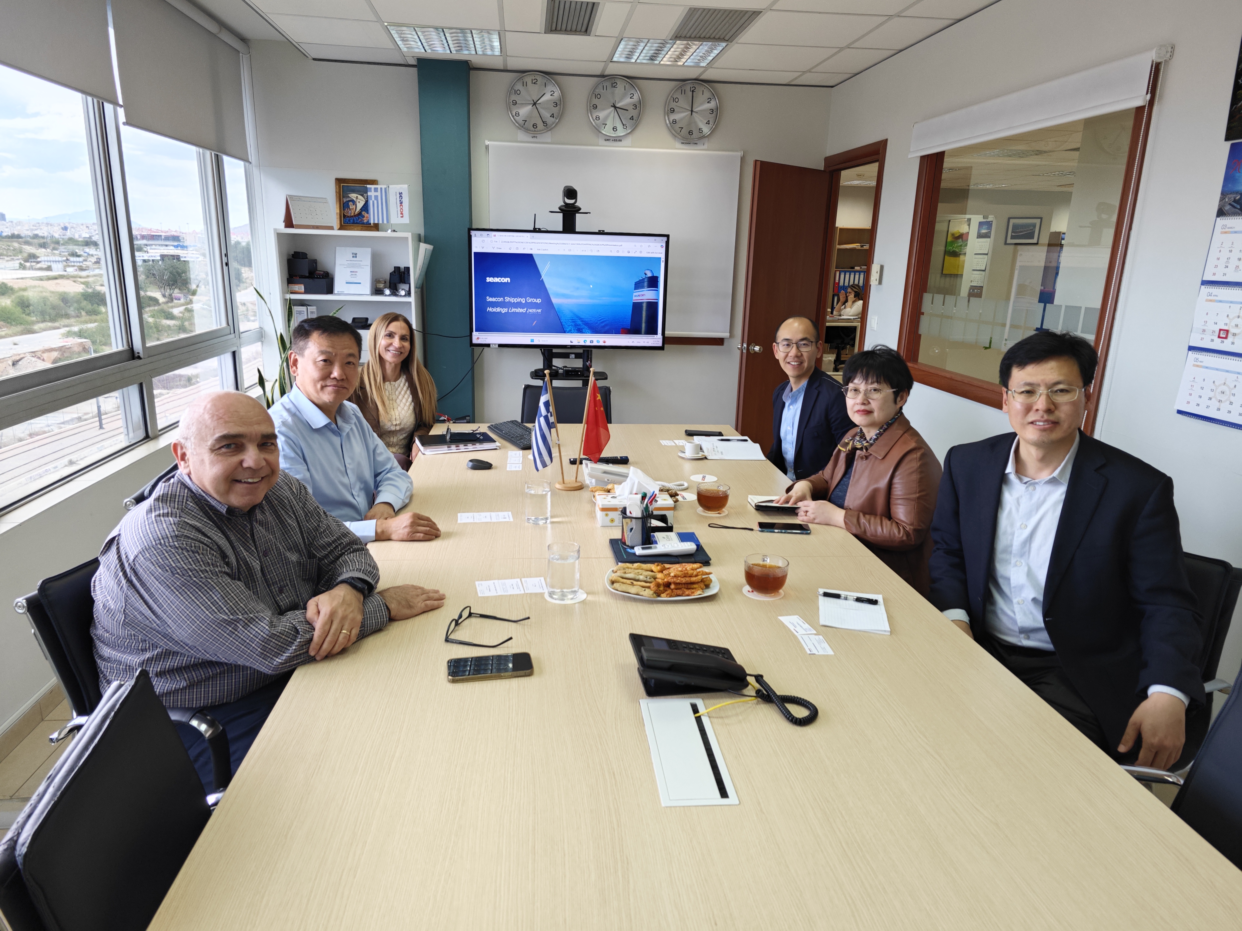 Chinese Embassy's Commercial Counselor Conducts In - Depth Research at Greek Company